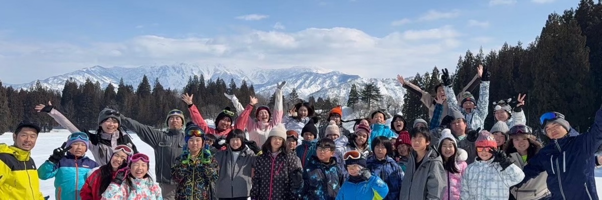 キャンプ参加者の集合写真